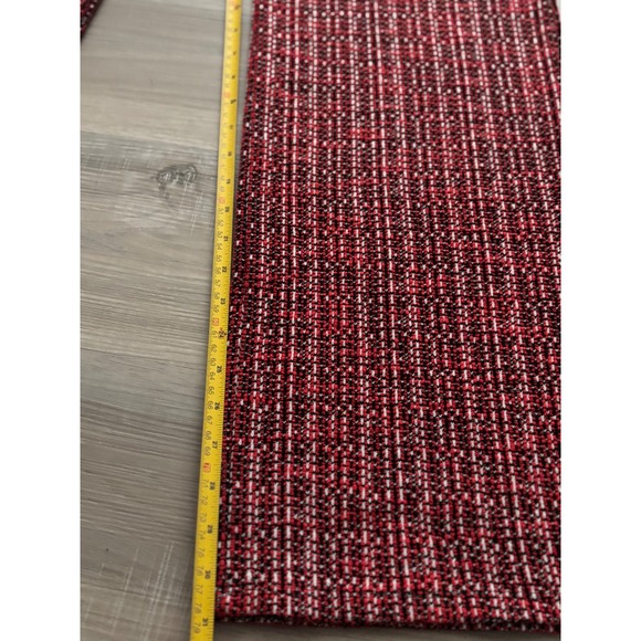 Zara Womens Red Black Tweed Knit Wide Leg Trousers Pants 5584/002/600 Size M NEW - Picture 7 of 8